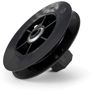 IdeaGenesis - Disco Persiana para Cintas de 20mm | Polea de Persianas para ejes 40mm | Disco Rodamiento de Persiana | Recambios y repuestos (Cinta 20mm con rodamiento, 120X40)