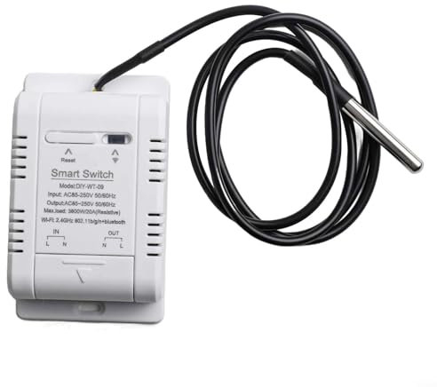 Remote Controlled Temperature and Humidity Switch for Smart Home with Data Tracking Functionality (A)