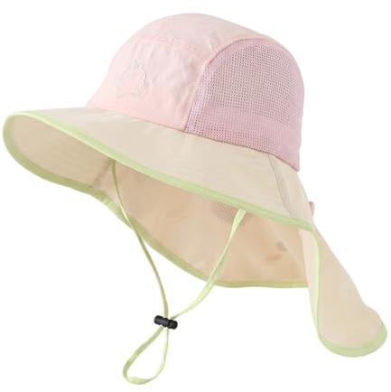 RoxNvm Gorro Filtro UV Bebe, Sombrero Niño, Conejos Sombrero Bebe UPF 50