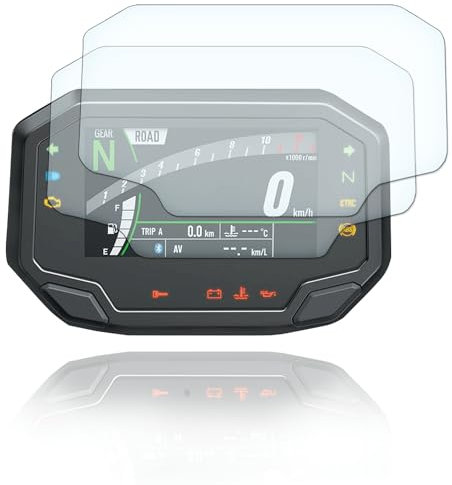 Displayschutzfolie Tacho Schutzfolie geeignet für Kawasaki Z650 Z900 ZH2 2020+ 2x Ultra Clear