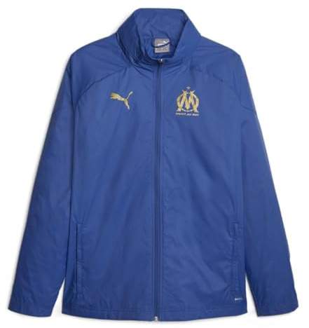 PUMA OM Veste Coupe Vent Bleu Foncé Homme foot 2023/2024 Bleu L