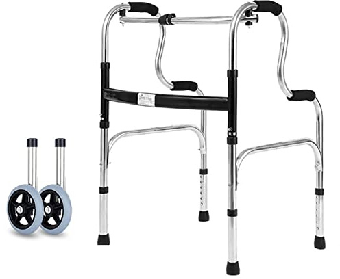 sjdoPulse Déambulateur pour Personnes Âgées, Déambulateur Pliable Et Léger, Hauteur Réglable, Déambulateur Vertical pour Personnes Âgées, Déambulateur D'Intérieur pour Personnes Âgées, Cadr,B