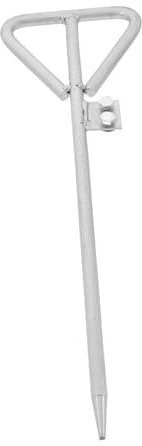 DIYEAH Erdungsstift Erdungszugang Erdsondenstab Erdungskabel zur Erdung Outdoor -Elektrostange Erdungsstab zur Erdung Erdungsstangenwerkzeug Generator-Erdungsset Erdungsrohr Eisen Silver