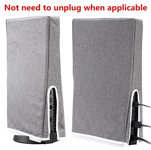 BONKZEBU Copertura Antipolvere per Console di Gioco Custodia Antipolvere Premium per Console Resistente Ai Graffi per Accessori per gli Amanti dei Giochi Materiale in Tessuto Formica