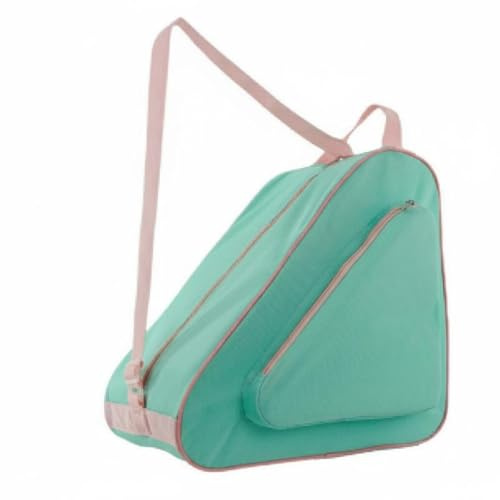 Amagogo Funda para Patines Bolso Porta Patines Deporte Mochila con Correa Ajustable y Compartimentos Múltiples Resistente al Agua Adecuada para Uso Diario y, Verde