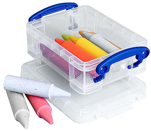 Really Useful Plastic Storage Box 0.2 Litre Clear (Pack of 10)