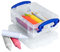 Really Useful Plastic Storage Box 0.2 Litre Clear (Pack of 10)
