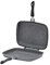 Aeternum Grill Doppia multifunzione (Double Grill) Petravera 32x24 cm, alluminio