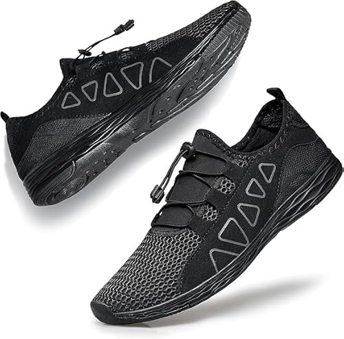 Chaussures aquatiques unisexes à séchage rapide pour homme et femme - Chaussures aquatiques légères et unisexes - Chaussures de plage pieds nus