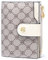 GOLF SUPAGS Portefeuilles pour Femmes en Cuir PVC, Petit Porte-Monnaie à Deux Volets avec Fermeture éclair, Organisateur Multi-Cartes de Grande Capacité