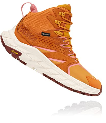 Title HOKA ANACAPA Mid GTX Women's, Scarpe da Escursionismo Unisex-Adulto, Desert Sun/Golden Yellow, 37 1/3 EU