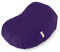 basaho CRESCENT Zafu Cojín de Meditación | Algodón Orgánico | Cáscara de Trigo Sarraceno | Funda Extraíble Lavable (Morado Intenso)