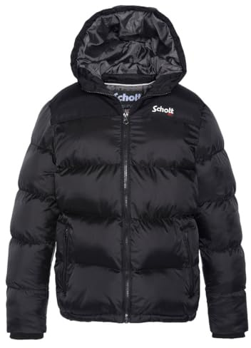 Schott NYC Mixte Enfant Utah2b Jacket, Noir, 8 Ans EU