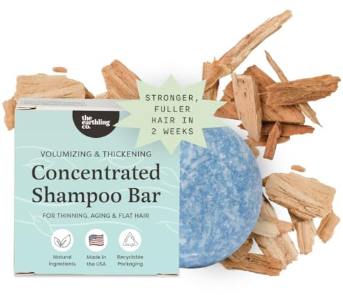 The Earthling Co. Shampoo Bar - Promote Hair Growth, Strengthen & Volumize All Hair Types - Paraben & Sulfate Free formula with Natural, Vegan Ingredients for Dry Hair (Cool Breeze, 3 oz)