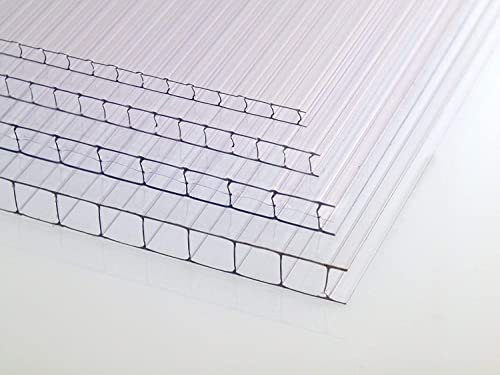 Löffert® Gewächshausplatten | 4mm - 6mm - 8mm - 10mm | UV-beständig aus 300 Standard-Größen wählen (8mm | 605 x 1500mm)