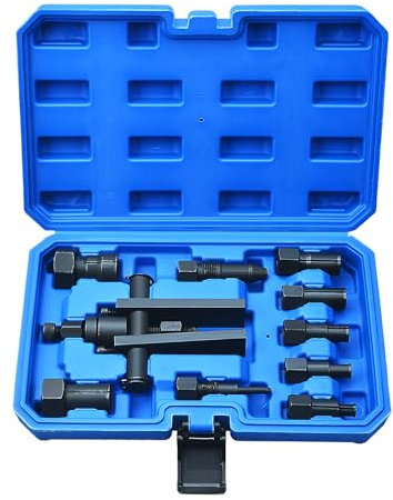 Zoomtools Motorrad-Innenlager-Abzieher-Werkzeug-Set, Motorrad-Innenlager-Entfernungswerkzeug-Set, 8–25 mm, 10-teilig