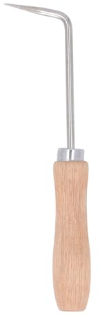 Saldatore a Uncino per PVC e TPO, Kit Professionale Saldatura ad Aria Calda con Manico in Legno di Faggio Strumento di Controllo Cordoni per Lamiere e Membrane 6 mm