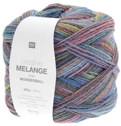 Rico Design Creative Melange Aran Wonderball ullnystan - 200 g