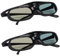 Itonash 144-Hz-3D-Brille, DLP-Link, Leichte und Tragbare Active-Shutter-3D-Brille mit 38% Lichtdurchlässigkeit, Geeignet für Optoma,