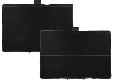 vhbw 2x Filtres à charbon actif remplacement pour Siemens LZ53450, LZ52850, LZ53451, LZ52451, JZ5102X5 pour hotte aspirante - 31,5 x 21,5 x 2,3 cm