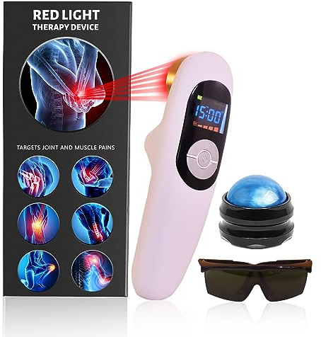 NRO - 2021 - Kaltlaser-Therapie Schmerzlinderung Geräteeinheit Lllt Rotes Licht Tragbare Handheld-Einheit 650NM + 808nm