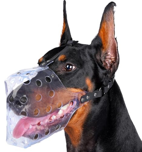 Mayerzon Dog Muzzle, Basket Muzzle for Small Medium Large Sized Dogs to Prevent Biting for Grooming Scavenging, Breathable Mouth Guard for Husky Golden Retriever Labrador Beagle