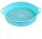 2Pcs Garden Sieve for Soil and Stones, 24cm Mesh Soil Sifter 3mm Round Garden Soil Sieve Riddle Riddler with Handle Plastic Mesh Gardening Tool Soil Compost Sieve for Garden(Blue)