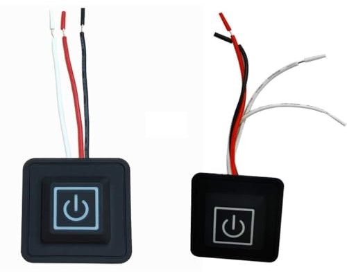 FUXIU Interrupteur À Bouton Étanche 3.7-12V Gilet Chauffant Pantalon Gants Ceinture Chauffante Électrique Bricolage Interrupteur Contrôleur Température