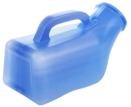 Urinoir Portable pour hommes, bouteilles de pipi, pot d'urinoir domestique, bouteille d'urine épaisse et ferme avec couvercle pour hommes 1L