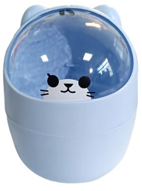 landscape lights2K Cartoon Arbeitsplatte Müll Bin Niedlich Mini Desktop-Mülleimer Mini，Niedlicher Für Zuhause, Büro, Küche, Schlafzimmer, Schreibtisch, Arbeitsplatte