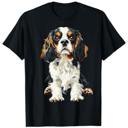 Illustration de chien Cavalier King Charles Spaniel T-Shirt