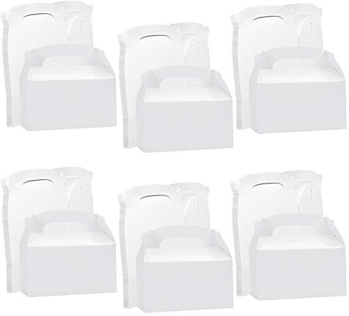 BELLE VOUS Geschenkbox Set Weiß (24 Stk) - Geschenk Box - 16 x 9,3 x 8,6 cm - Geschenkkarton Kraftpapier - Gift Box Geschenkboxen - Geschenke Box - Geschenkschachtel