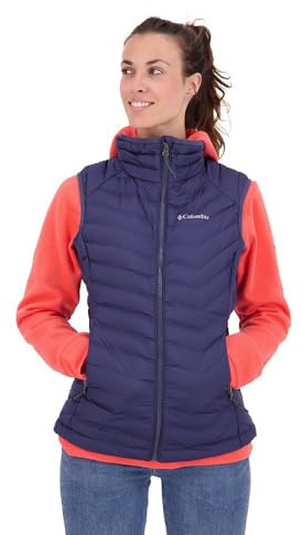 Columbia Women's Powder Lite Vest, Puffer Vest Body Warmer, Nocturnal, Size M