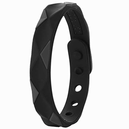 Lybring Bracelet Antistatique, Bracelet de Poignet en Silicone Élégant et Ajustable, Éliminateur de Statique pour Sports, pour Femmes, Hommes, Enfants et Personnes Âgées