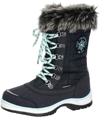 Lico Fille Lillesand Botte de neige, Turquoise Marine, 34 EU