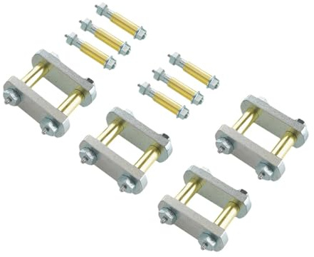 Ronyme Kit de manilles Robustes, Accessoires, pièce de Rechange Uo12-016, manilles de Remplacement de 2.25 Pouces pour Camion/remorque à essieu Tandem pour
