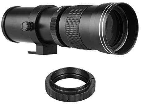 MF Super teleobjektiv 420-800 mm F 8 3-16 T2 montering med AF-monteringsadapter ring universal 1 4 gängbyte för Alpha-mount Minolta-kameror