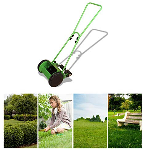 Cortacésped Manual con Rodillo Trasero, Cortador De Hierba con Cortacésped Manual Ahorro Energético Y Protección del Medio Ambiente Adecuado para El Acabado De Césped De Jardinería