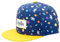 kyds Kinder Snapback Cap für Jungs und Mädchen ab 2 Jahren, aus 50% Baumwolle und 50% recyceltes Polyester, Coole Mütze und Cap im Space Design für Kinder und Kleinkinder mit der Größe 50-55cm