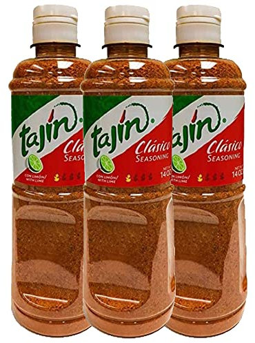 Tajin Lot de 3 assaisonnements piment et citron vert 400 g