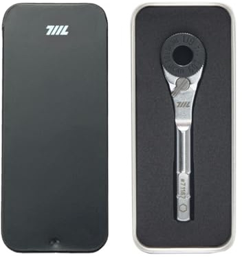 711L Hex End EDC Ratchet Wrench - Accessory for Multitools with 1/4 Hex Bits Adapters - Compatible with 1/4 Inch Socket Extensions