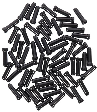 WHAMVOX Ändskydd För Bromsvajer Cykel 50-pack Ändskydd För Bromsvajer För Racercykel Hårdanodiserad Aluminium Reptålig Lätt Att Montera
