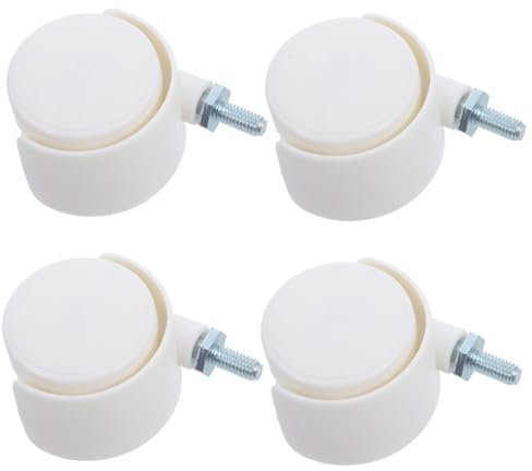 FELTECHELECTR 4 Pcs Ruedas De Giratorios De Servicio Pesado Para Muebles Para Muebles Y Electrodomésticos Ruedas De Reemplazo De Movilidad Para Sillas De Oficina Equipaje Y Aparatos De