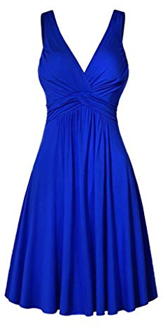 Générique Robe Femme Été Chic Décontracté Bohème Fleurie sans Manches Plage Élégant Sexy Grande Taille Vintage Vacances Soirée Bretelles Poches Lin A233