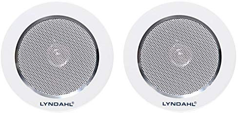 Lyndahl Lautsprecher-Set Bluetooth 4-Kanal Verstärker AMP4X15BT und 2-Wege Lautsprecherpaar CS120AL, mit 2 oder 4 Einbaulautsprechern Deckenlautsprecher mit 2 Lautsprechern