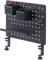 StarTech.com Tablero Perforado de Sobremesa con Abrazadera - Panel Perforado de Acero con Accesorios para Escritorio - Negro