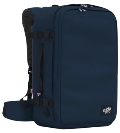 Cabinzero Classic Pro 42L Ultra Light CABIN BAG WITH LUGGAGE TRACKERS. NAVY, Blå, Utomhus