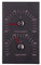 Milageto Sauna-Thermometer, Feuchtigkeitstemperaturmessung, 2-in-1, hochgenaues Hygrothermograph-Messgerät, Sauna-Temperaturmessgerät für Hotel-Saunaraum