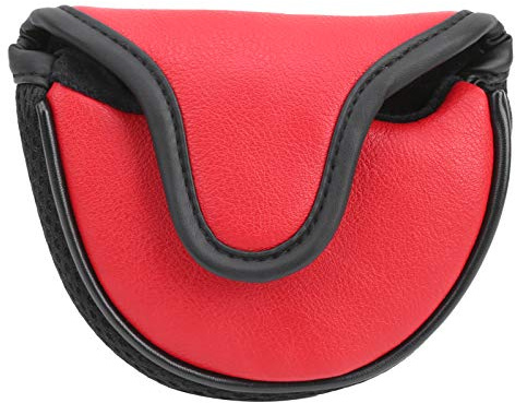 Msiud Housse Putter Golf Maillet Demi Cercle Cuir PU Doublure Imperméable