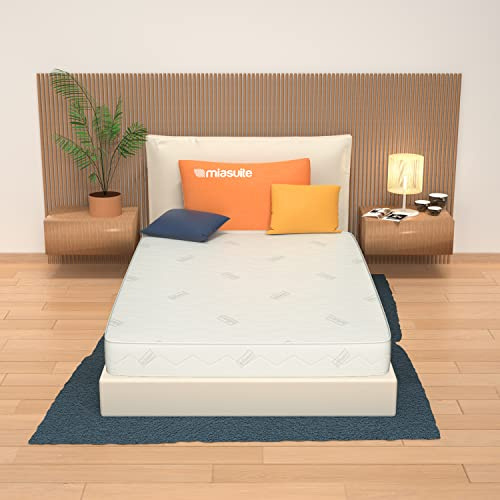 MiaSuite i sogni italiani - Colchón 120 x 180 cm, altura 11 cm, fabricado con espuma Waterfoam de alta durabilidad – producto médico ortopédico – funda plateada antiestática, antialérgica y